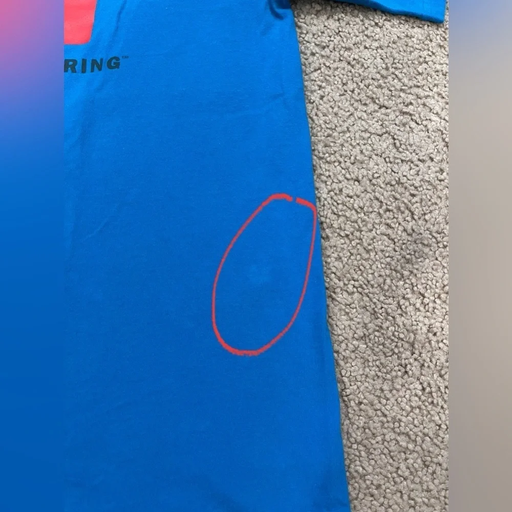 THE NORTH FACE Vibrant Blue Red Box T-shirt